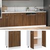 vidaXL Bottom Cabinet Lyon Brown Oak 60x46x81.5 cm Engineered Wood