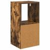 vidaXL Bedside Table Smoked Oak 30.5 x 27 x 59.5 cm Engineered Wood