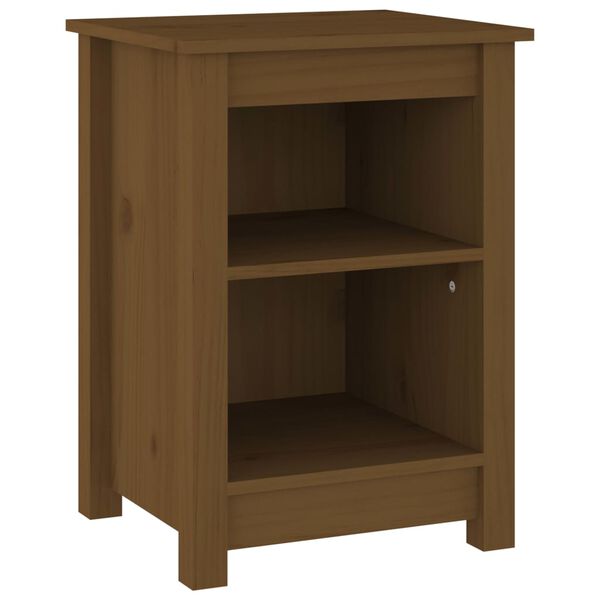 vidaXL Bedside Cabinets 2 pcs Honey Brown 40x35x55 cm Solid Wood Pine