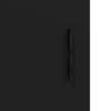 vidaXL Wall Mounted Cabinet Black 69.5x34x90 cm