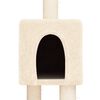 vidaXL Floor to Ceiling Cat Tree Cream 268.5-294.5 cm