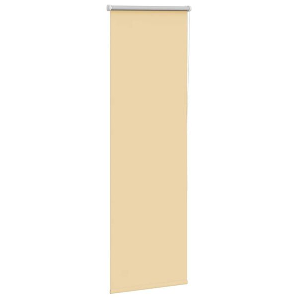 vidaXL Roller Blind Blackout Beige 60x175 cm Fabric Width 55.7 cm Polyester