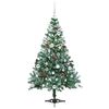 vidaXL Artificial Christmas Tree with Stand Green 150 cm PVC and Steel