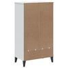 vidaXL Shoe Cabinet VIKEN White Engineered Wood