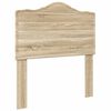 vidaXL Bed Frame with Headboard Sonoma 100 x 200 cm Solid Pine Wood