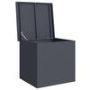 vidaXL Outdoor Storage Box Anthracite 55 x 50.5 x 50 cm Steel