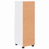 vidaXL Bathroom Cabinet White 30 x 35 x 95 cm Engineered wood & Metal