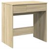 vidaXL Dressing Table with Mirror Sonoma Oak 73x46.5x120 cm