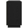 vidaXL Sideboard Black Oak 102 x 35 x 60 cm Engineered Wood