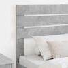vidaXL Headboard Concrete Grey 90 cm Engineered wood