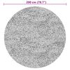 vidaXL Rug HUARTE Short Pile Soft and Washable Grey &Oslash; 200 cm