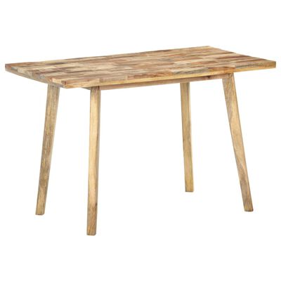 vidaXL Dining Table 120x60x75 cm Rough Mango Wood