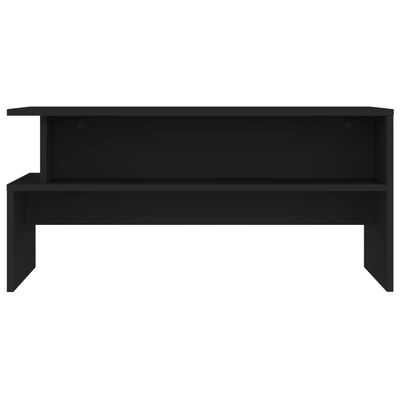 vidaXL Coffee Table Black 90x55x42.5 cm Engineered Wood