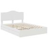 vidaXL Storage Bed with Headboard White 150 x 200 cm Engineered Wood