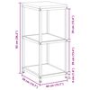 vidaXL Kitchen Storage with Shelf Black 40 x 50 x 92 cm Steel