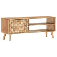 vidaXL TV Cabinet 100x35x40 cm Solid Acacia Wood