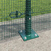 vidaXL Fence Post Green 50 x 0.8 m (12 x 12 mm mesh) Steel and PVC