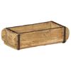 vidaXL Tray with Storage 4 pcs Brown 30 x 15 x 9 cm Solid Reclaim Wood