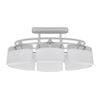 vidaXL Ceiling Lamp with Ellipsoid Glass Shades 4 pcs E14