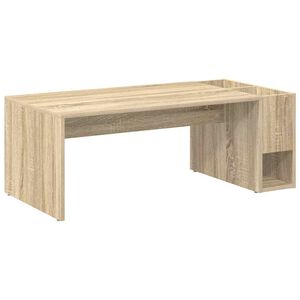 vidaXL Coffee Table Sonoma Oak 101.5 x 50 x 37 cm Engineered Wood