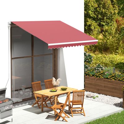 vidaXL Replacement Fabric for Awning Burgundy Red 3x2.5 m