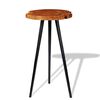 vidaXL Log Bar Table Solid Acacia Wood (55-60)x110 cm