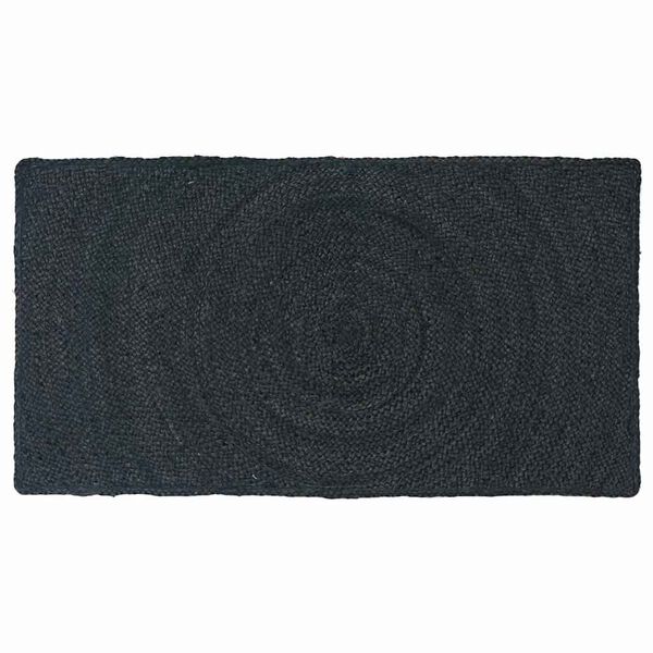 vidaXL Rug Dark Grey 60 x 110 cm Jute