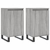 vidaXL Sideboards 2 pcs Grey Sonoma 40x35x70 cm Engineered Wood