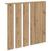 vidaXL Wall-Mounted Coat Rack with Shelf Artisan oak 84 x 10 x 80 cm
