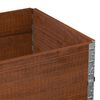 vidaXL Pallet Collars 2 pcs Brown 80x60 cm Solid Wood Pine