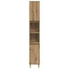 vidaXL Bathroom Cabinet Artisan Oak 30x30x190 cm Engineered Wood