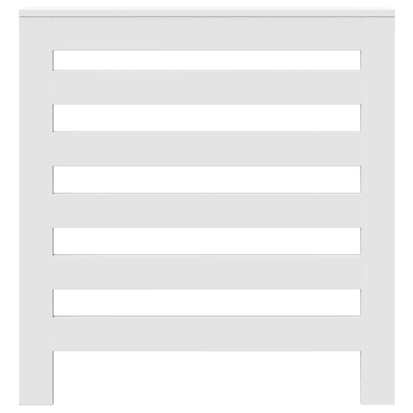 vidaXL Radiator Cover White 78x20x82 cm Engineered Wood