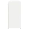 vidaXL Shoe Cabinet with Shelf White 77.5 x 30 x 67 cm Engineered Wood