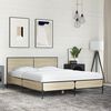 vidaXL Bed Frame without Mattress Sonoma Oak 140x190 cm