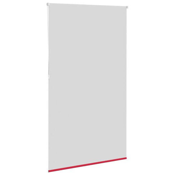 vidaXL Roller Blind Blackout Red 125x210 cm Fabric Width 121.6 cm Polyester