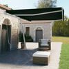 vidaXL Freestanding Manual Retractable Awning 500x350 cm Anthracite