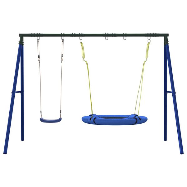 vidaXL Outdoor Swing Set with Swing and Saucer Swing