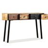 vidaXL Console Table Solid Reclaimed Teak 120x30x76 cm