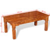 vidaXL Coffee Table Solid Wood 110x60x45 cm