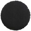 vidaXL Seat Cushions 2 pcs Black &Oslash; 50 x 19 cm Velvet