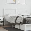 vidaXL Metal Replace Headboard White 160 cm