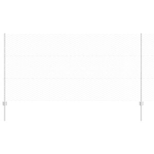 vidaXL Welded Wire Fence 50 x 1.2 m (W x H) Hot-Dip Galvanised Steel