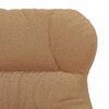 vidaXL Armchair Beige 69 x 74 x 93 cm Sherpa Fabric
