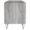vidaXL Record Cabinet Grey Sonoma 121x38x48 cm Engineered Wood