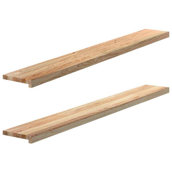 vidaXL Window Sills 2 pcs&nbsp;Untreated 160x20x2 cm Solid Wood Oak