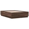 vidaXL Bed Frame without Mattress Brown Oak 120x190 cm Small Double