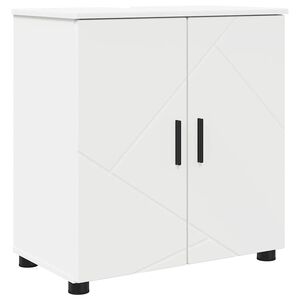 vidaXL Bathroom Cabinet White 61 x 35 x 64 cm Engineered wood, Metal