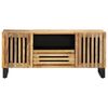 vidaXL TV Cabinet 100x34x46 cm Solid Wood Rough Mango