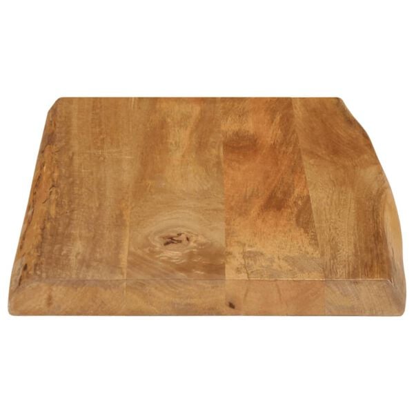 vidaXL Table Top 60x40x3.8 cm Live Edge Solid Wood Mango