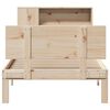 vidaXL Bookcase Bed without Mattress 75x190cm Small Single Solid Wood Pine